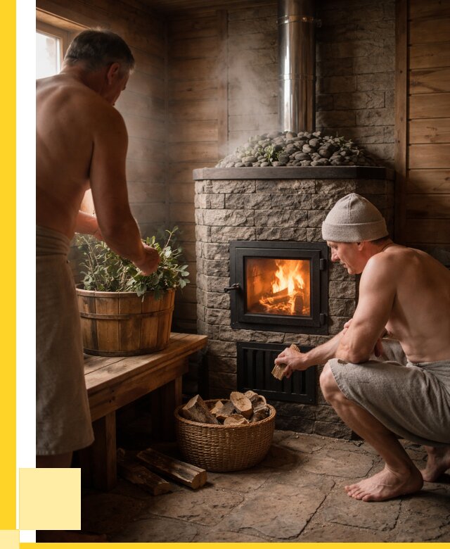 Банные печи под ключ в Азнакаеве от 46179 р. | ЭриданЗнк кирпичная