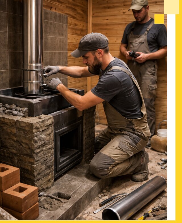 Изготовление и установка банных печей под ключ в Азнакаеве