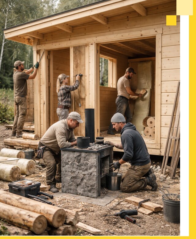 Купить баню под ключ в Азнакаеве строительство монтаж отделка