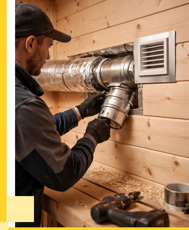 Монтаж вентиляции бани в Азнакаеве от 12314 р. | ЭриданЗнк