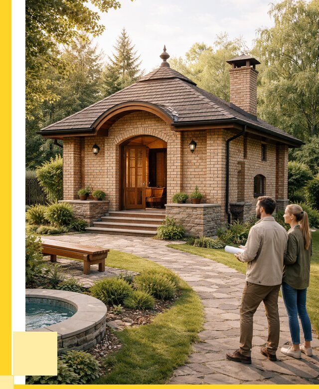 Проект кирпичной бани в Азнакаеве от 30786 р. | ЭриданЗнк