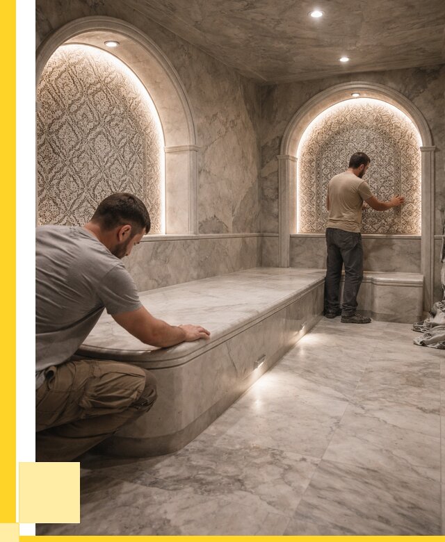 Турецкие бани под ключ в Азнакаеве от 256550 р. | ЭриданЗнк