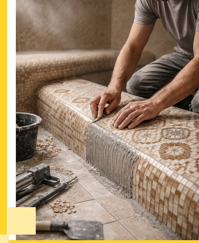 Плитка для хамама под ключ в Азнакаеве от 3592 р. | ЭриданЗнк